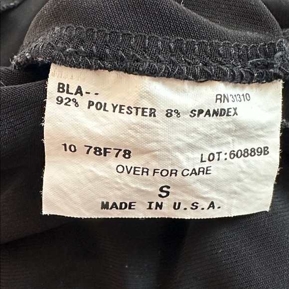 Y2K small Babydoll tank A. Byer Black cami tunic top Fairycore whimsigoth - Picture 8 of 8